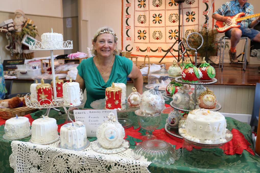 Bolgart local Barbara Mottershaw juggled running her own decorated cake stand with being one of the event's main organisers.
