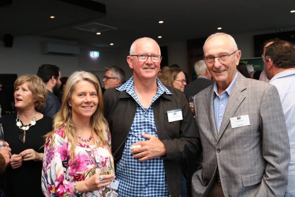 With function co-host Cindy Poole, Cindy Poole Glass Gallery, Esperance, were fellow locals Terry Dunn, Dunns Cleaning Service and Neil Brindley.