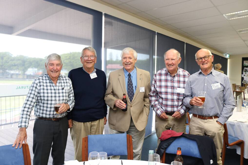 Happy to be part of a memorable event were John Finlayson (left), Shenton Park, Winston Foulkes-Taylor, Claremont, David Steadman, Guildford, David Oakley and Richard Field, both Claremont.