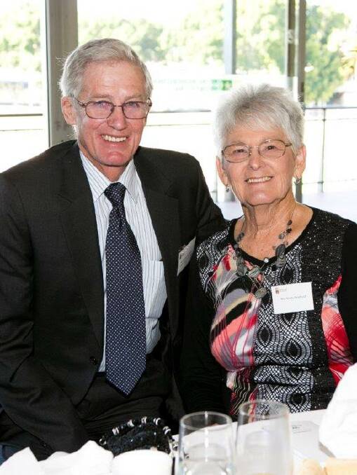 Dawson Bradford was honoured to have received one of the country's top gongs in the Queen's Birthday Honours  a medal in the general division of the Order of Australia for his service to the livestock industry. He said he wouldn't have been able to do it without his wife, Greta.
