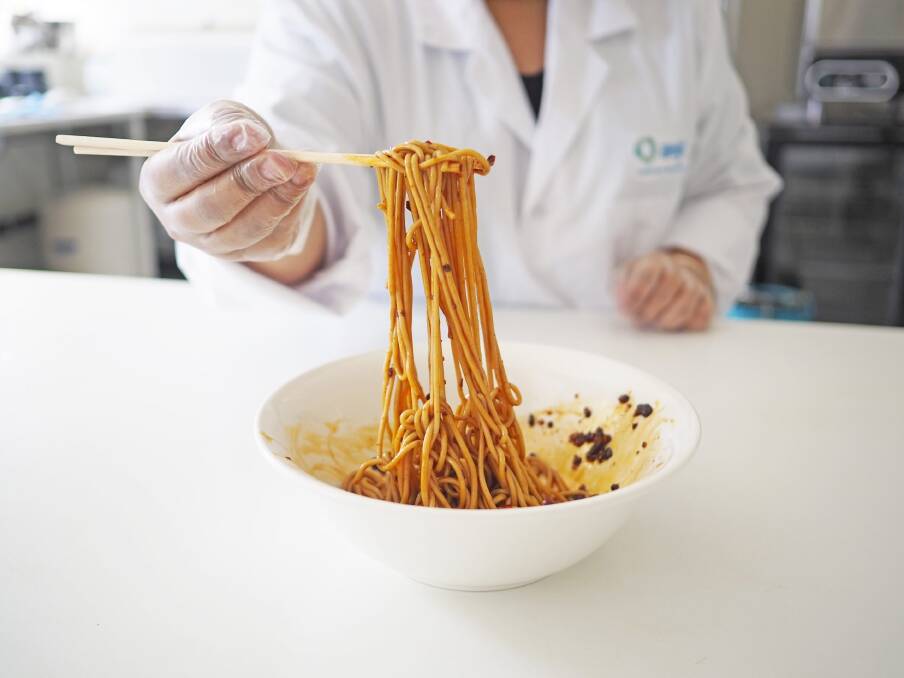 The 100 per cent whole grain oat noodles are produced without additives.