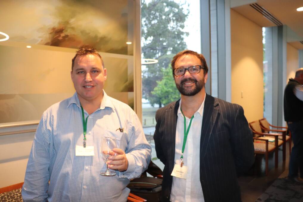 Pasco Partners Accountants manager Sam O'Driscoll (left) and Planfarm farm management consultant Rob Grima.