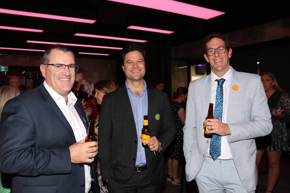 Representing CBH were acting chief operating officer Mick Daw (left), Esperance and acting CEO Ben Macnamara with Pete Rees, MarketAg and GIWA, Perth.
