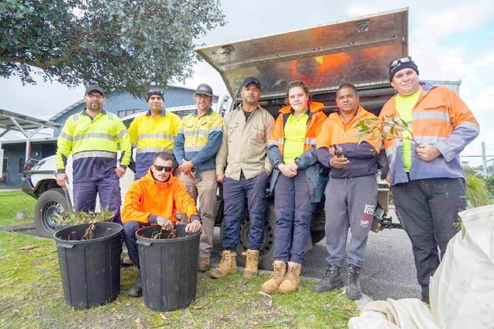 The Mt Barker Noongar Ranger team. Photo by JC Film Box.