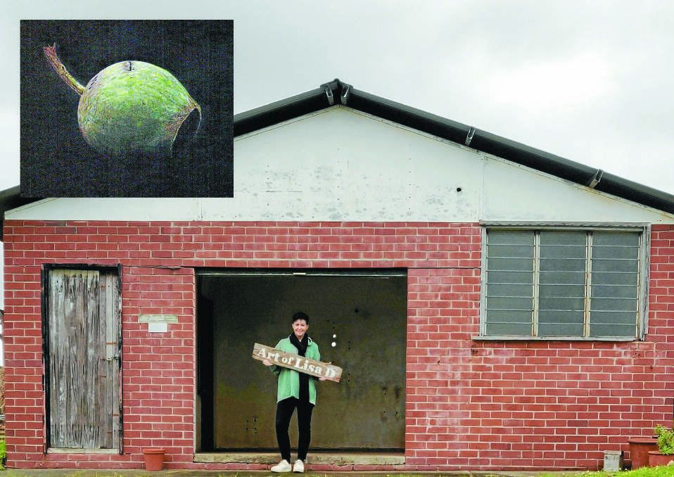 Lisa Donegan works in an old dairy building, surrounded by paddocks and cows... which often find their way into her drawings.