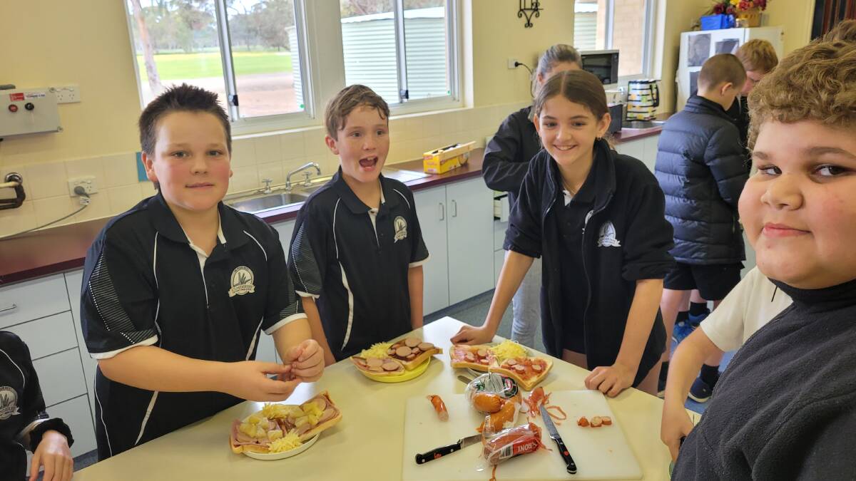 Cunderdin District High School with weekend celebrates its 75th anniversary. It has grown to include a food and textiles wing, where students happily build their culinary skills. Pictures supplied.
