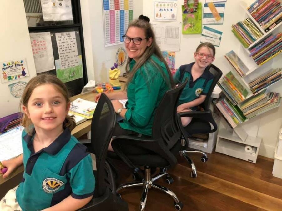 Georgina Paschke, from Dalby in southern Queensland, is currently the governess for Sophie and Phoebe Burnett at Clermont.