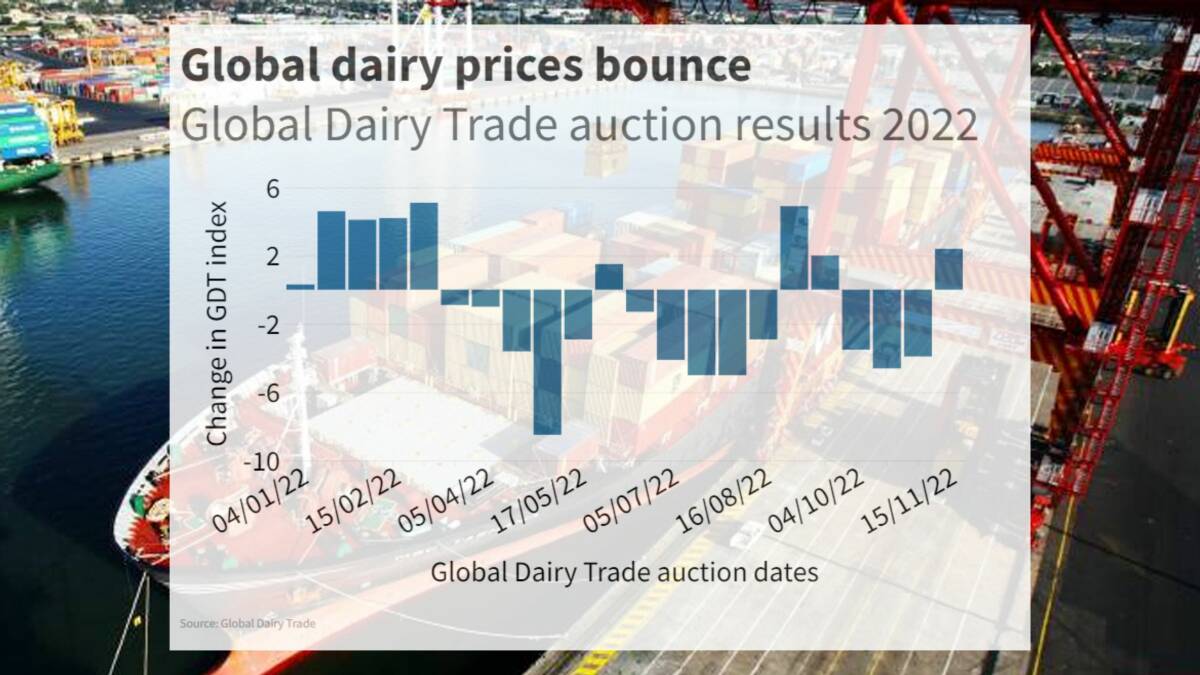 Global dairy prices bounce back with 2.4 per cent increase
