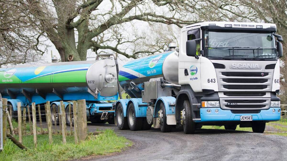 FORECAST: Fonterra is forecasting a high farmgate milk price for its New Zealand suppliers.