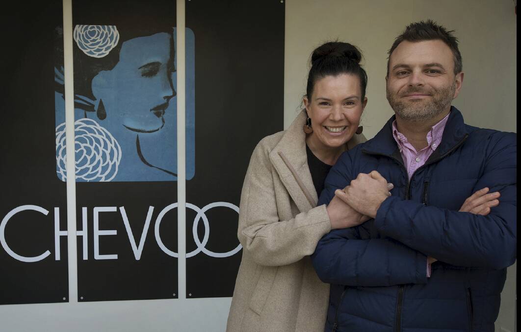 Cheesy grin: Gerard and Susan Tuck of Chevoo at their new production facility in Healdsburg, California. 