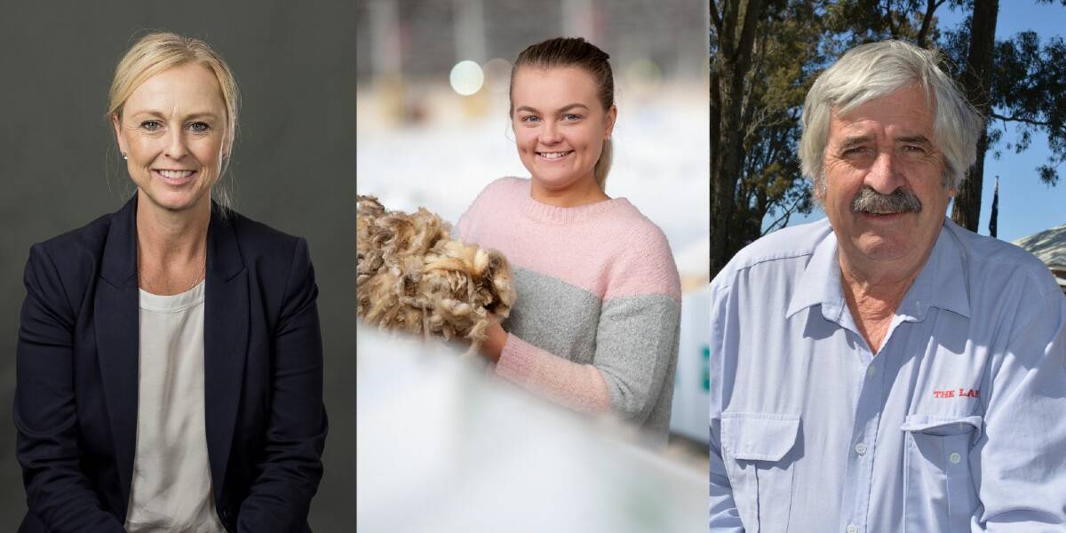 left: Kristen Frost and Joely Mitchell will both lead ACM's national sheep and wool coverage while Vernon Graham will take over the machinery and ag technology round.