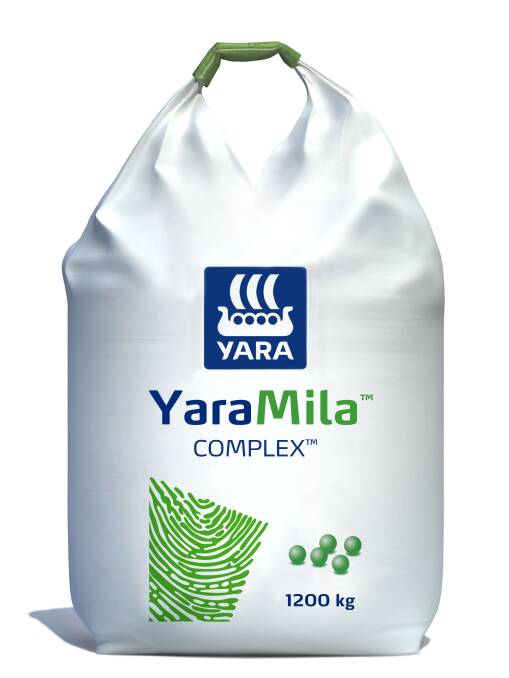 DESIGN: YaraMila COMPLEX is highly soluble, allowing the fast incorporation of nutrients into the soil profile after spreading via moisture, rainfall or an irrigation event.