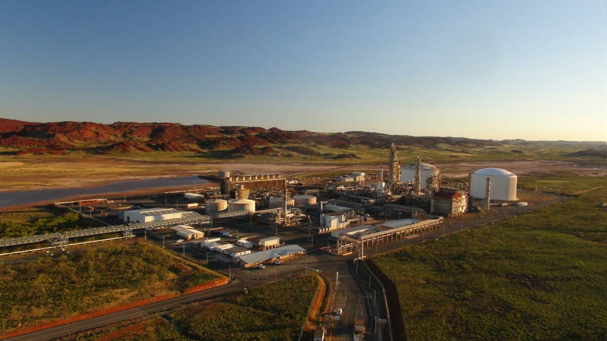 NEW: The Yara Pilbara ammonia plant.