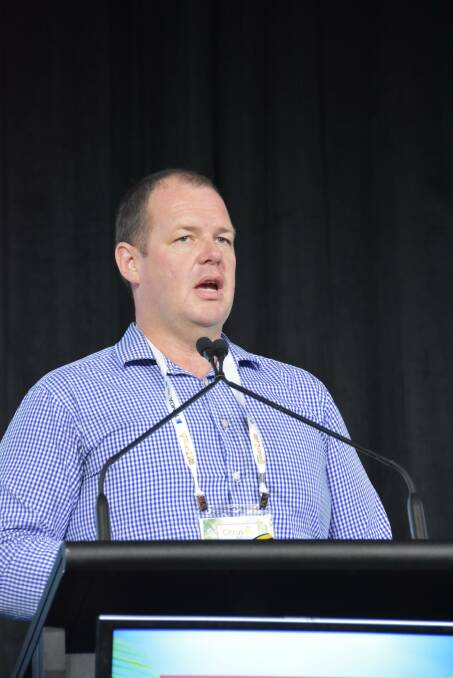 STRUCTURE: Cam Clifford, AME Group, says robotic fruit picking was a long way off from utilising trellised citrus trees.