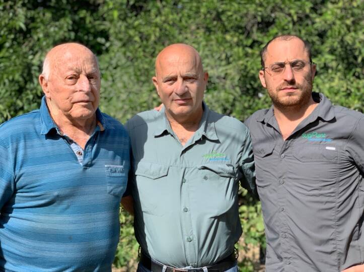 GENERATIONS: The family behind SupPlant, grandfather Avner Ben Ner, Zohar Ben Ner, founder, and Ori Ben Ner, CEO.