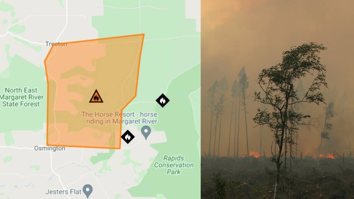 Margaret River fire is contained, but not controlled