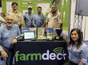 HERE TO HELP: The team promoting the Farmdeck farm management tool at Agsmart this year included Shervin Fathina, Gilbert Delgado, Ben Morgan, Luca Palermo, Joel Simmons and Santana Pham. Photo: Denis Howard 