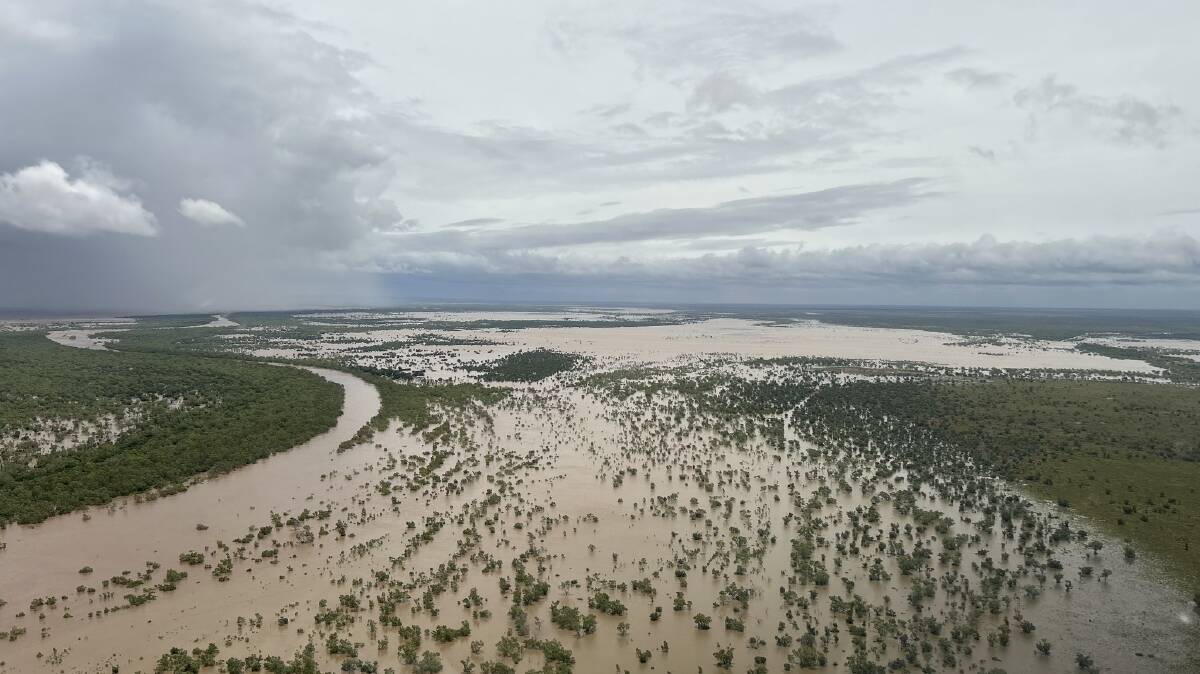 A photo taken between Fitzroy Crossing and Noonkanbah. Photo from Department of Fire and Emergency Services WA Facebook.