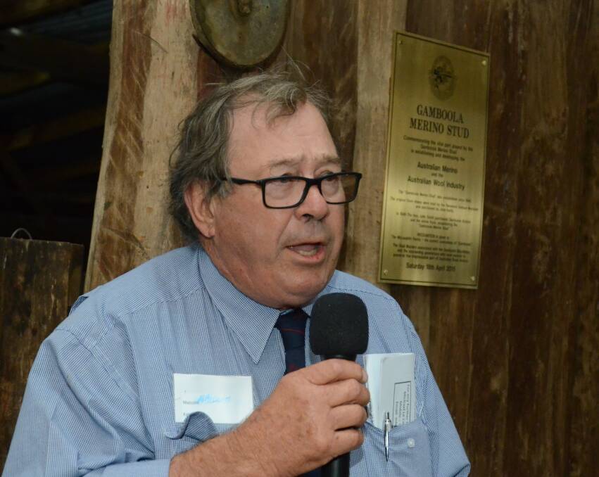 SMARTEN UP: Malcolm Kater from Egelabra stud, Warren, said Merino sheep handlers at major shows needed to lift their presentation. 