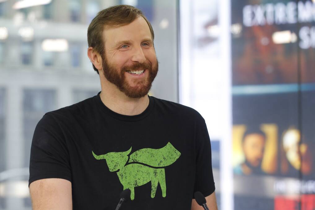 ALL SMILES: Beyond Meat CEO, Ethan Brown, at the successful public launch of the company on the Nasdaq in the US. 