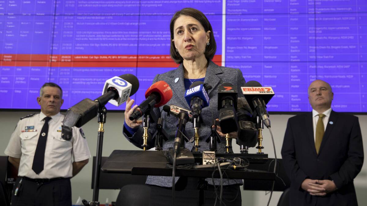 ACCEPTED IN FULL: NSW Premier Gladys Berejiklian accepted all 76 recommendations of the final report of the NSW Bushfire Inquiry. 