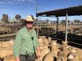 LATE OFFERING: Peter Cabot of Nutrien Ag Solutions Wagga Wagga said producers are feeling the effects of a long wet winter with lambs about two months behind. Picture: Nikki Reynolds