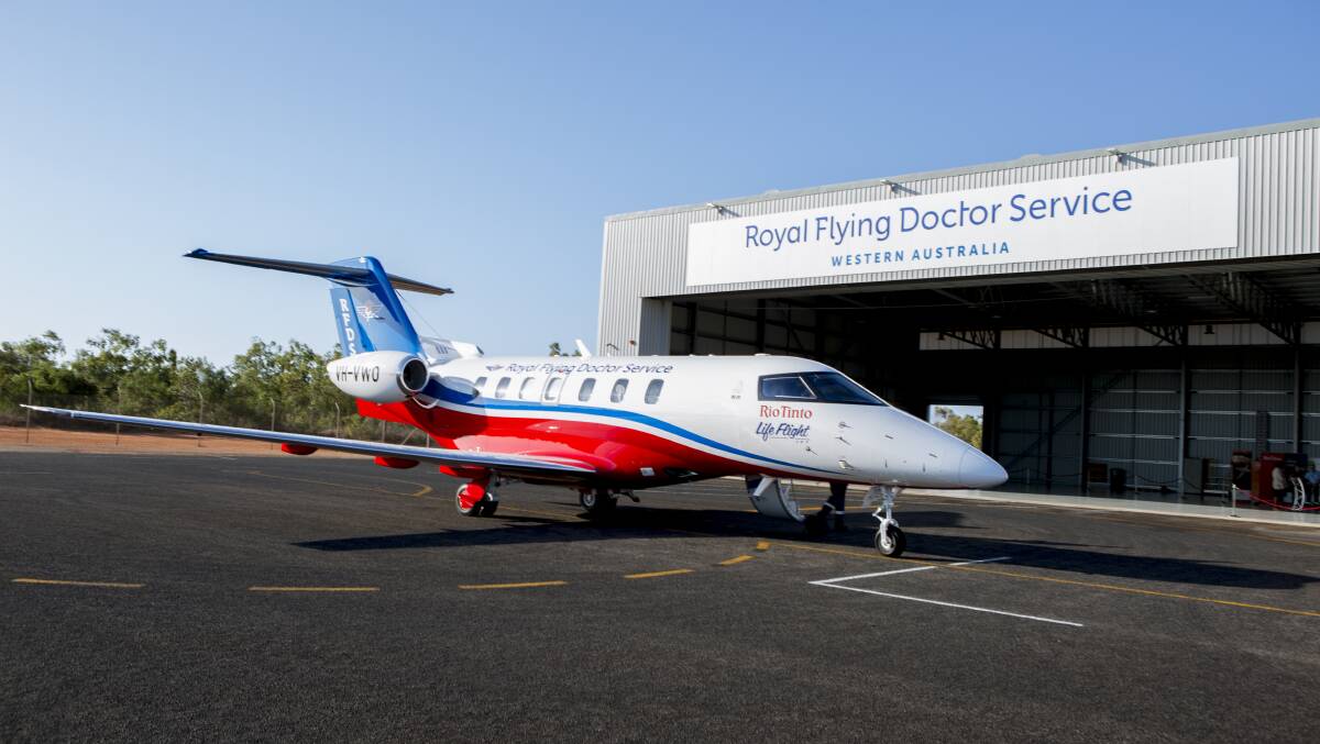 The World-first aero medical PC-24 jet lands in WA.