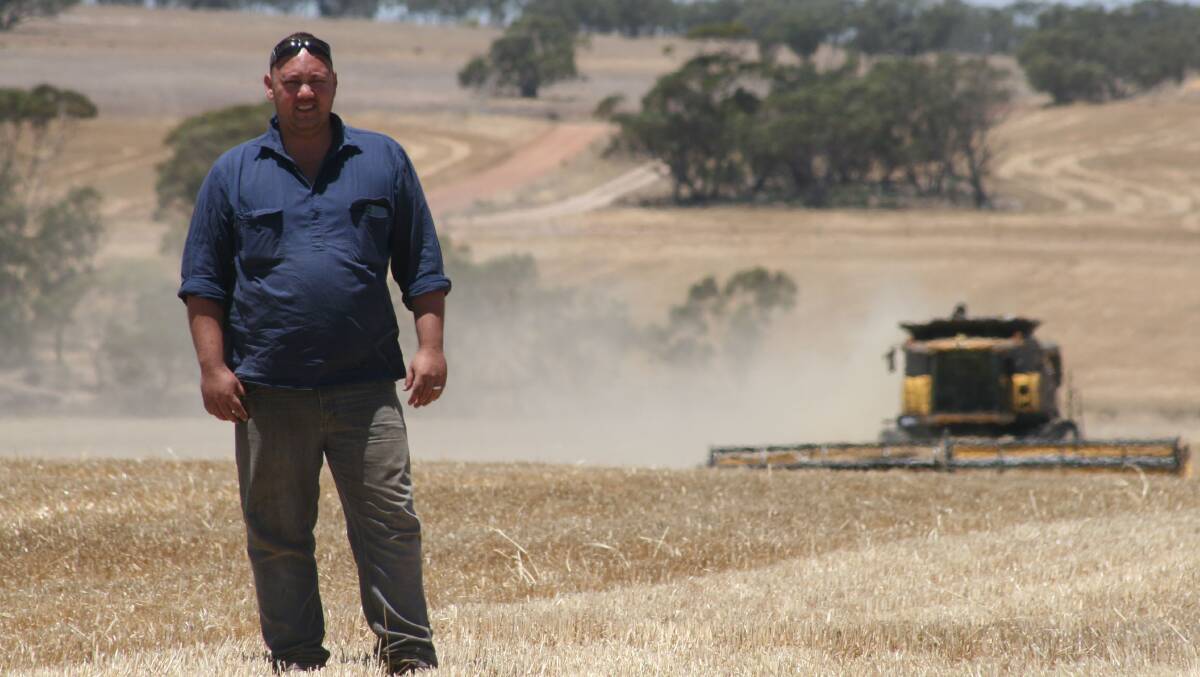 Watching the header harvest its last few runs, David McLagan said he has happily delivered almost 13,500 tonnes of grain for the season.