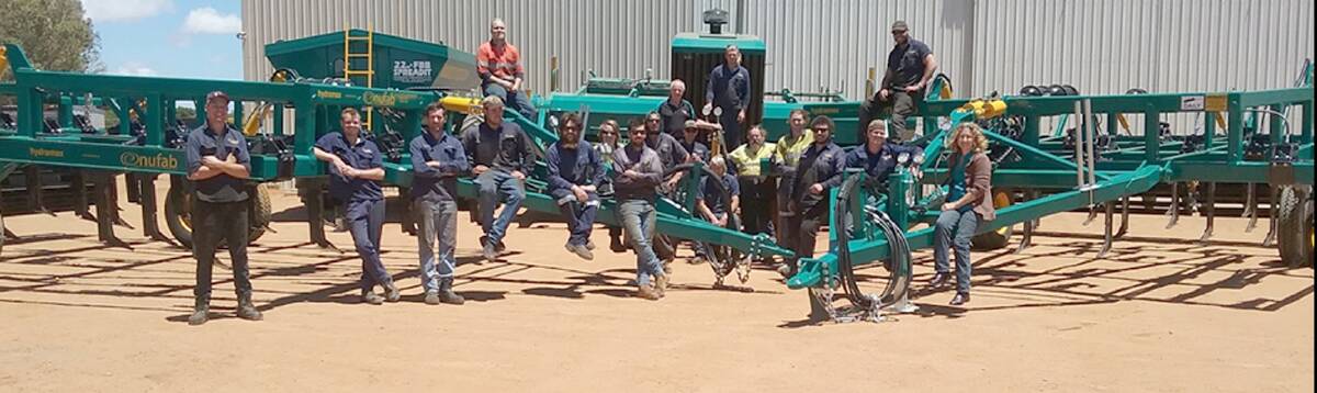 The total soil rejuvenation package including the Nufab crew with the spreader, deep ripper and spader.