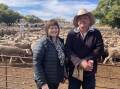 Kootaberra Station manager Scott Dayman with partner Penny Guidolin, at Jamestown last week. Picture by Kiara Stacey
