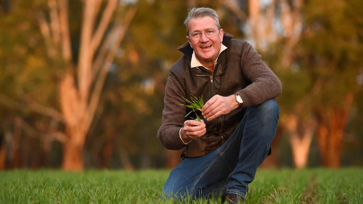 Ben Barlow's family has been farming for five generations in northern Victoria and southern NSW.