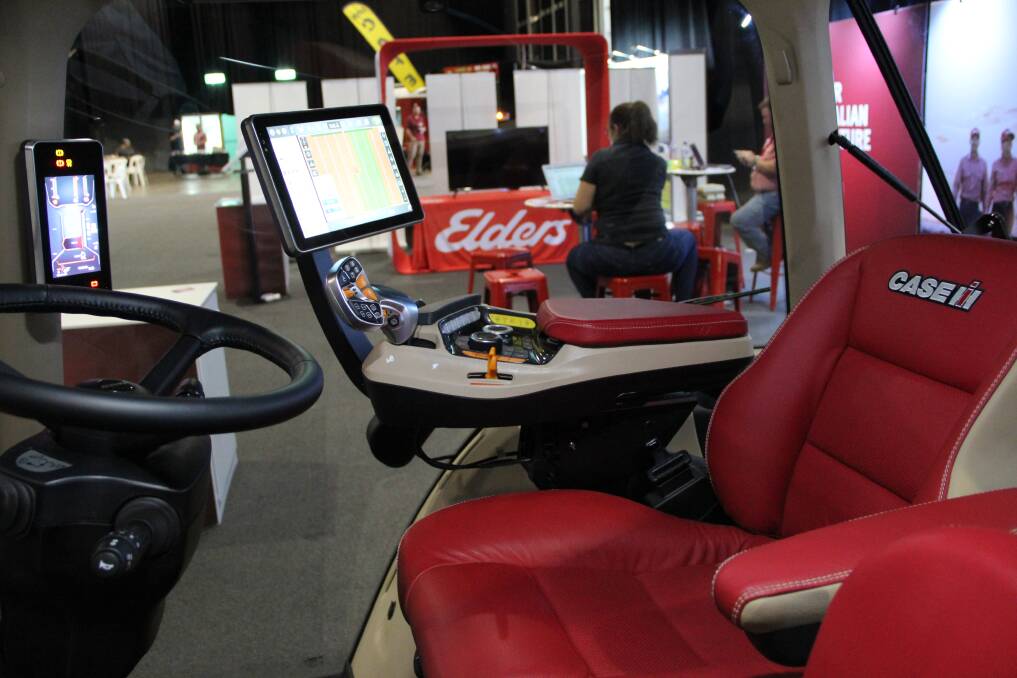 Farmers will get the chance to try out Case IH's AFS Connect simulator at FarmFest. File picture
