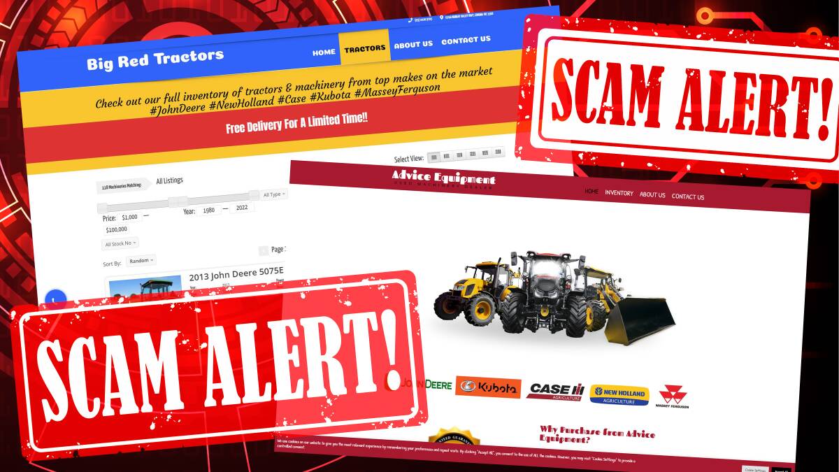 ACCC deputy chairman Mick Keogh says scammers are ruthlessly luring farmers and rural businesses with seemingly good online deals on tractors and other farm machinery.