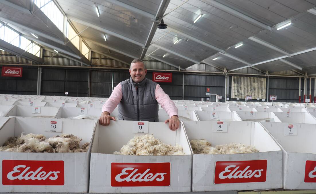 Grant Campbell has been at Elders' Bibra Lake wool office for the past month learning about catalogue preparation and auctioning aspects of the industry and will shortly move with colleagues to the new Elders Wool Centre at Rockingham.