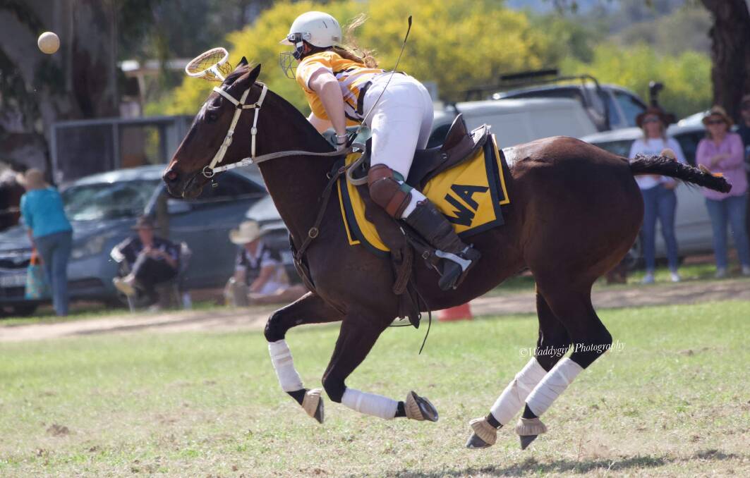 Hannah Rutley started playing polocrosse from a young age with her father and brothers.