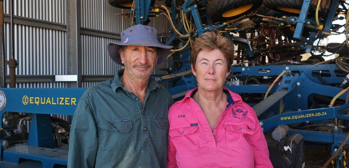 Bunjil farmers Kim and Kylie Lakeman are inconvenienced by having their insurance policy cancelled at short notice.