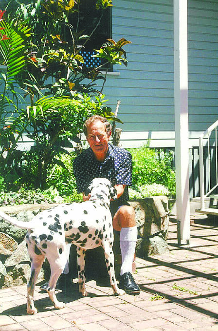 Jack Smart with his much-loved Dalmation dog Max. Mr Smart joined Elders in 1940 as an office boy and in 1942, seven weeks after turning 18, obtained leave from Elders to enlist for war service with the RAAF. He initially trained to fly DH82 Gypsy Moths then Avro Anson aircraft before completing final training in the legendary Lancaster bombers. He was promoted to flight sergeant in September 1944, completing 35 missions over Europe with the same crew.