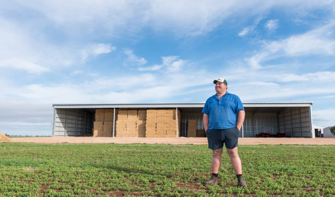 CRITICAL PART: South Australian grower Sam Irish at his farm in Mallala. Picture: Supplied.