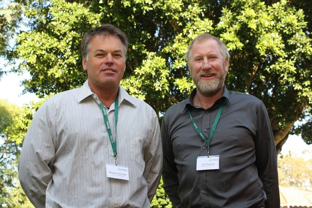 WAFarmers dairy section senior vice president Michael Partridge and dairy section president Phil Depiazzi used question time to grill Coles general manager of corporate affairs Robert Hadler at the WAFarmers annual conference last week.