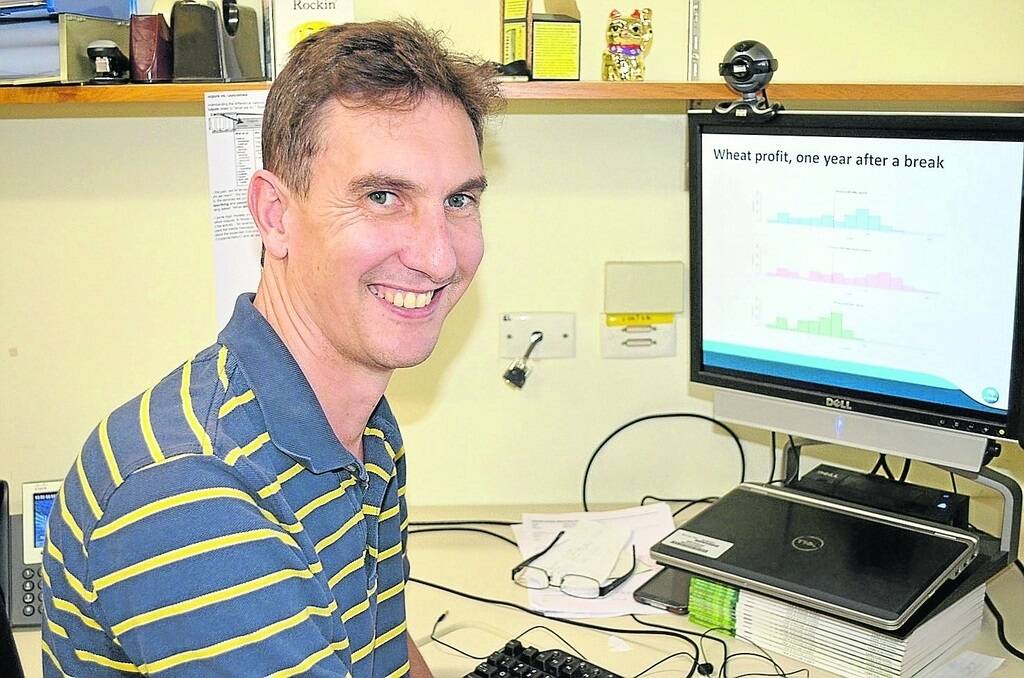 CSIRO principal research scientist Roger Lawes is encouraging growers to look beyond three years in their crop rotations to ensure profitability remains high.
