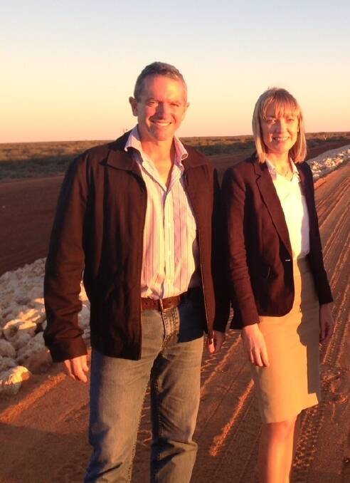 The Nationals WA leader Terry Redman with deputy leader and member for Central Wheatbelt Mia Davies hold firm on blocking the port.