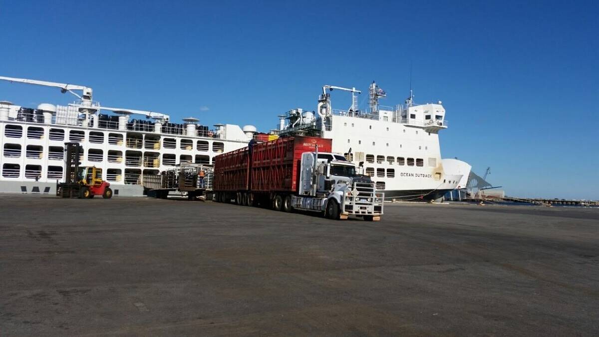  Wellard's M/V Ocean Outback set off for the Middle East on Saturday.
