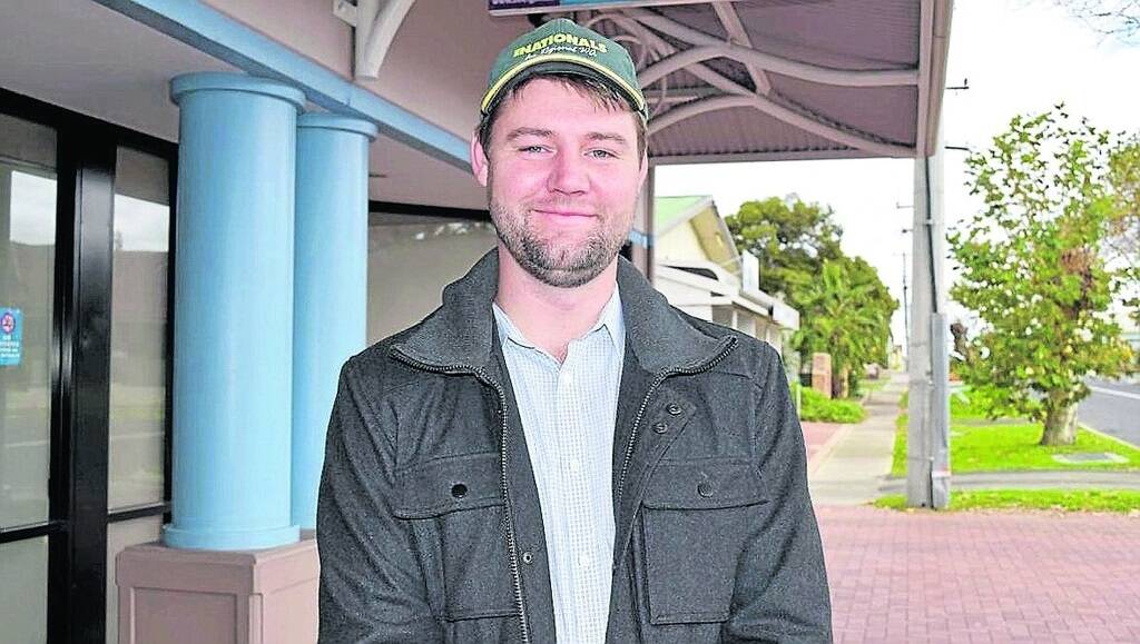 The Nationals WA candidate for Forrest Luke Pilkington.