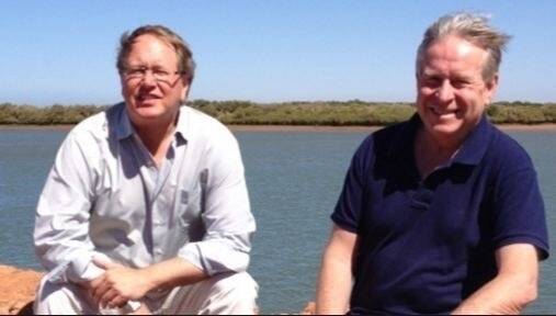 New Agriculture and Food Minister Mark Lewis (left) with Premier Colin Barnett.