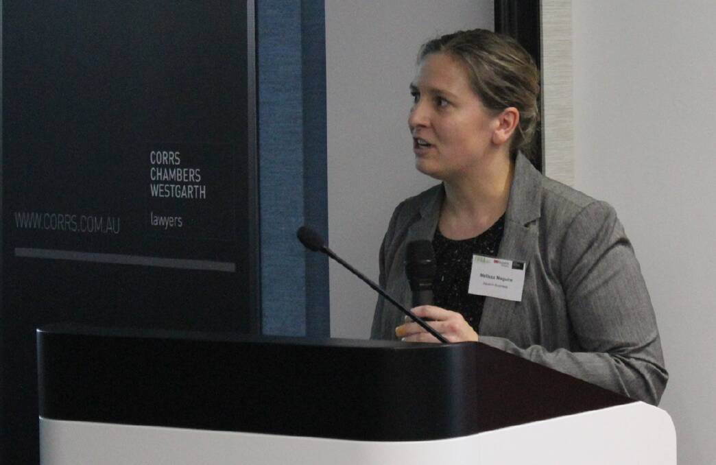 AsiaLink Business stakeholder relations manager Melissa Maguire told an Invest West Agribusines networking function that it was important to build relationships into Asia.