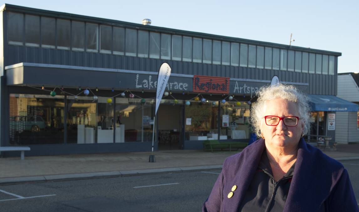 Lake Grace artist Kerrie Argent was instrumental in establishing a cultural and creative hub known as the Lake Grace Regional Artspace in 2003, together with fellow artist and business partner Tania Spencer.