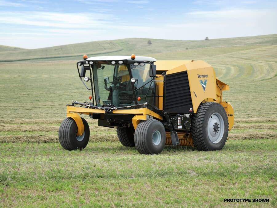 IOWA-based manufacturer Vermeer Corporation surprised everybody last week by unveiling a prototype self-propelled round baler. It's another world first for the company whose founder Gary Vermeer invented the first trailed round baler in 1971