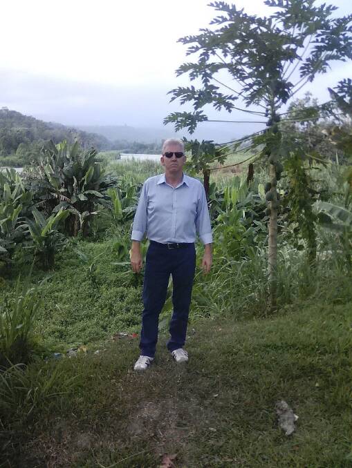 Earth Sustaining Sciences Group founder and chairman Wayne Sampey at Vanapa Farm in Papua New Guinea.