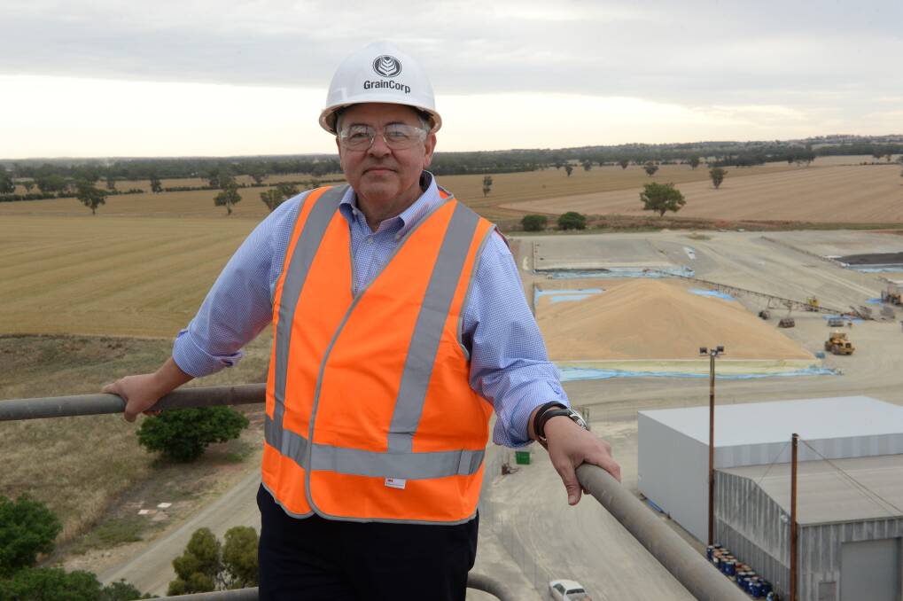 GrainCorp managing director Mark Palmquist said the company's expanding diversification into malt and oilseed processing and new overseas storage and logistic ventures, was mitigating the affect of the poor Australian harvest.