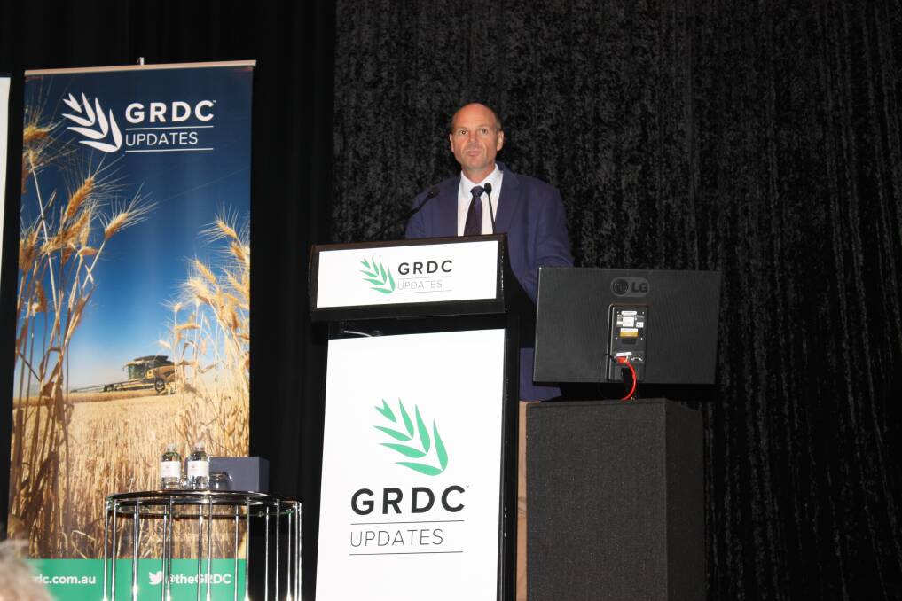 Grains Research and Development Corporation chairman John Woods announced a $14.6 million cross-industry investment to tackle WA's soils challenges at the corporation's 2018 Research Updates in Perth on Monday.